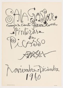 Pinturas. Sala Gaspar, 1960, Pablo Picasso