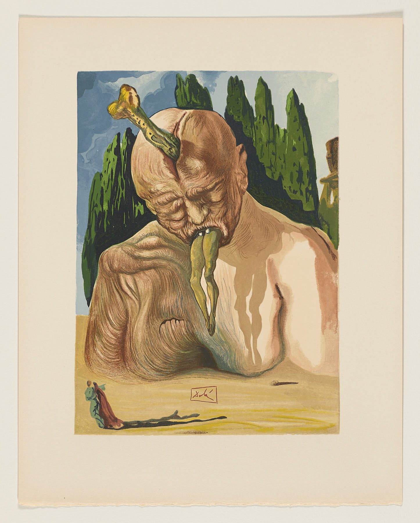 La Divina Comedia. Infierno canto 34, Salvador Dalí
