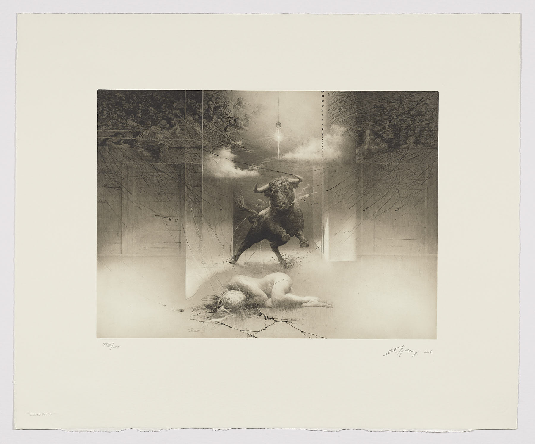 La salida del toro, 2008, Eduardo Naranjo