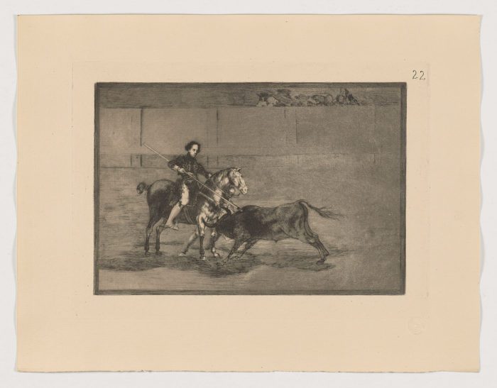 La Tauromaquia (22), Francisco de Goya