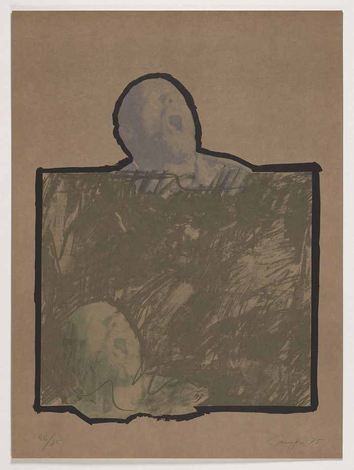 Composición con cabeza, Rafael Canogar