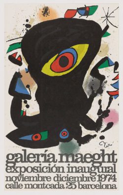 Galerie Maeght. Exposición inaugural, Joan Miró