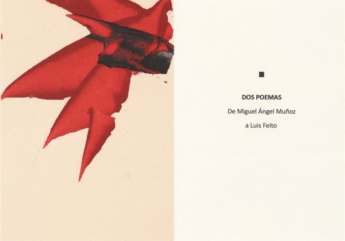 Textos y poemas, Luis Feito (detalle interior 11)