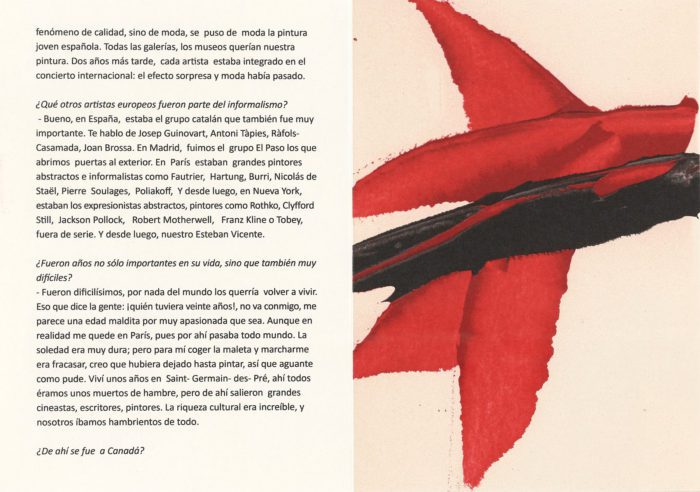 Textos y poemas, Luis Feito (detalle interior 6)