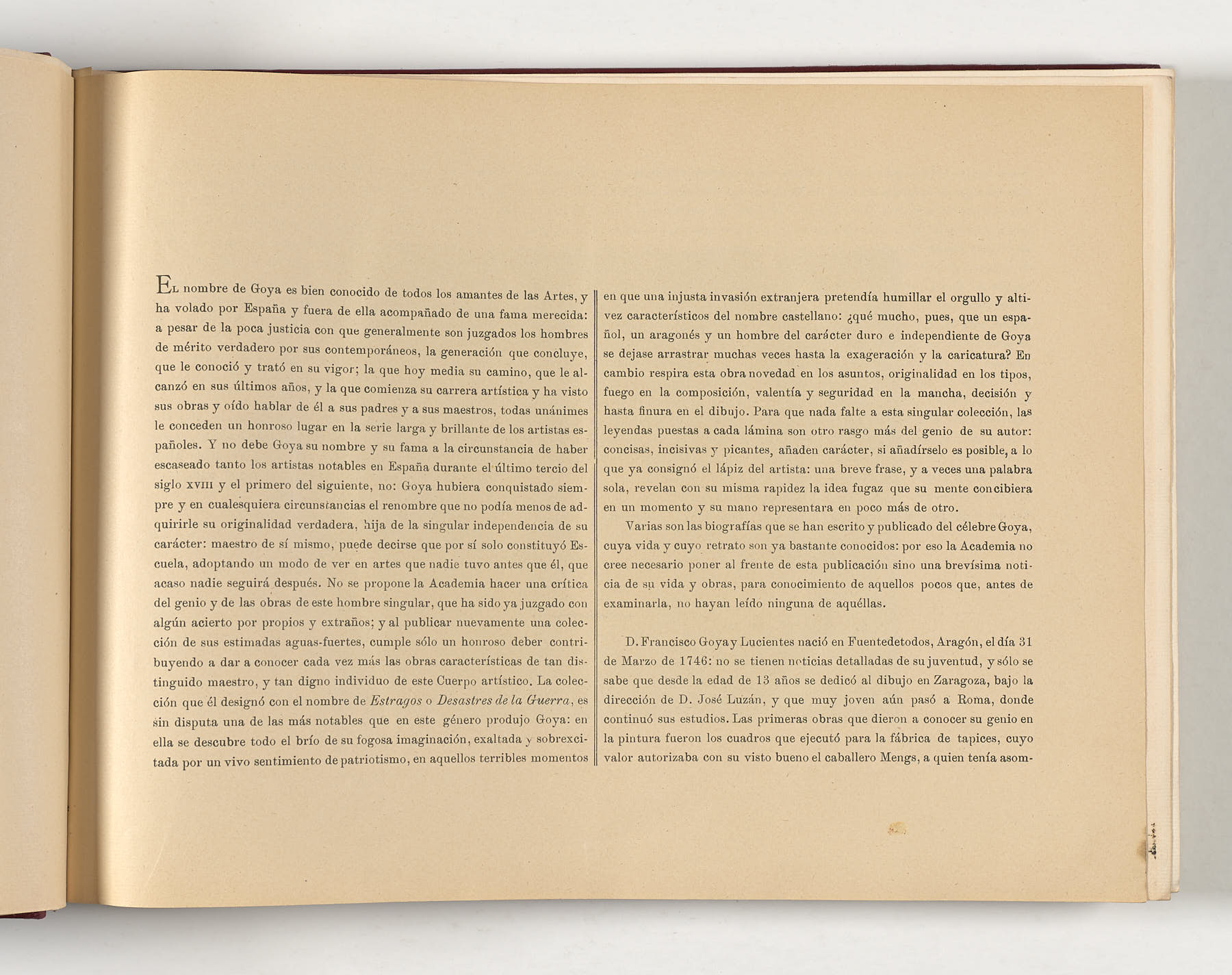 Los desastres de la guerra, Francisco de Goya