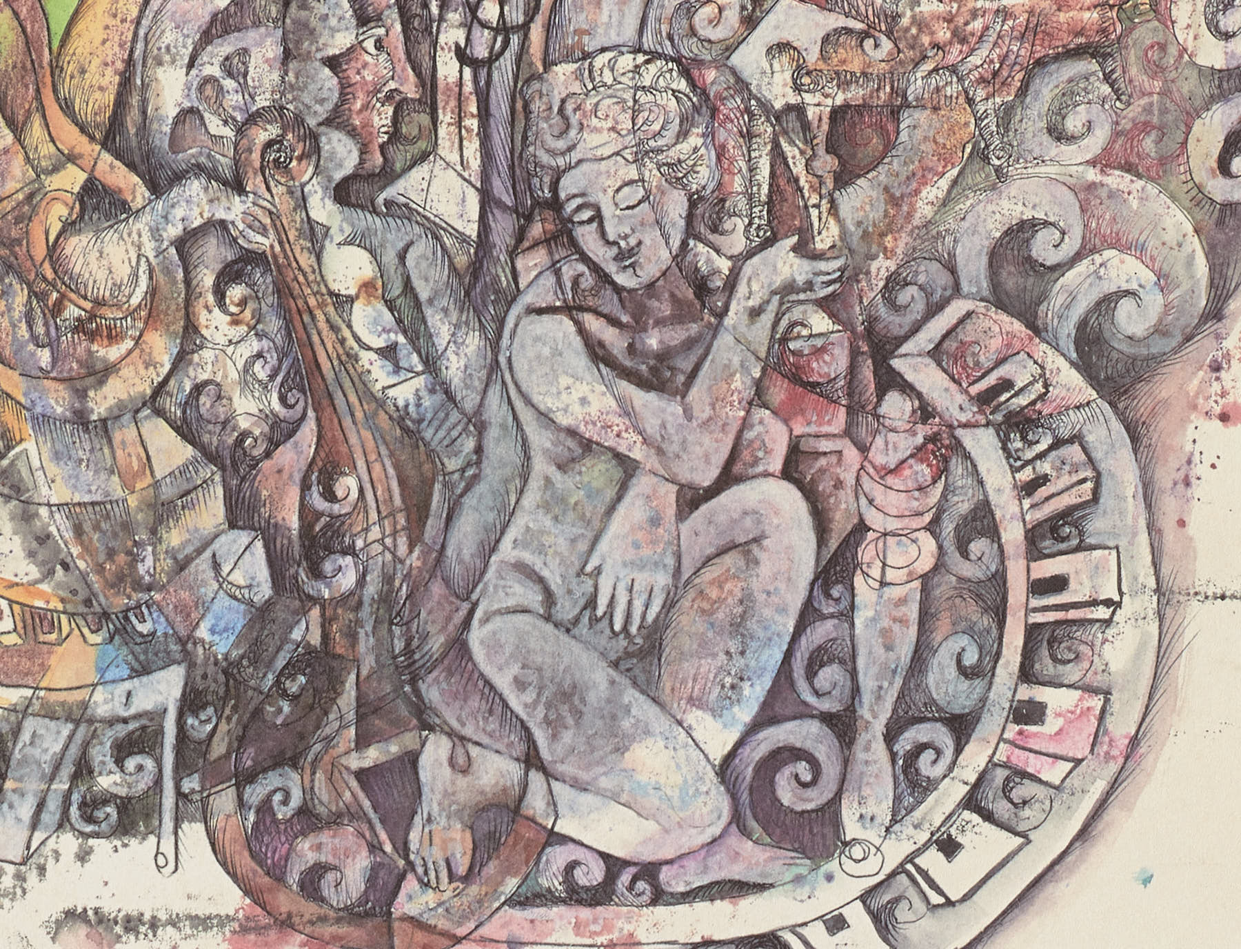 Pentagrama de una época, 2020, Felipe Alarcón