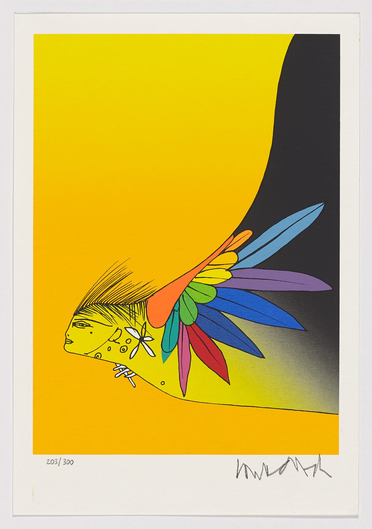 Sobre los ángeles, 1996, Paul Wunderlich