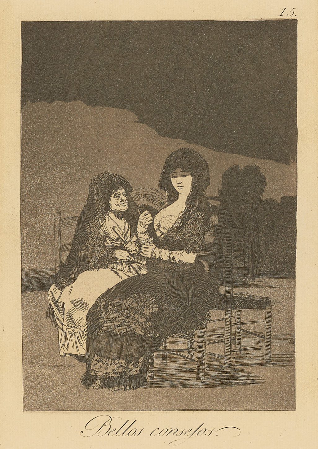 Bellos consejos, Francisco de Goya