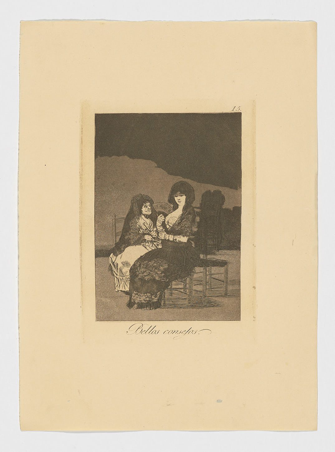 Bellos consejos, Francisco de Goya