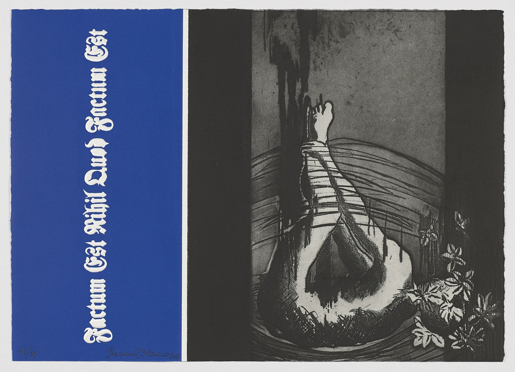 Nada de lo que se hizo está hecho, 2003, Pascual Blanco