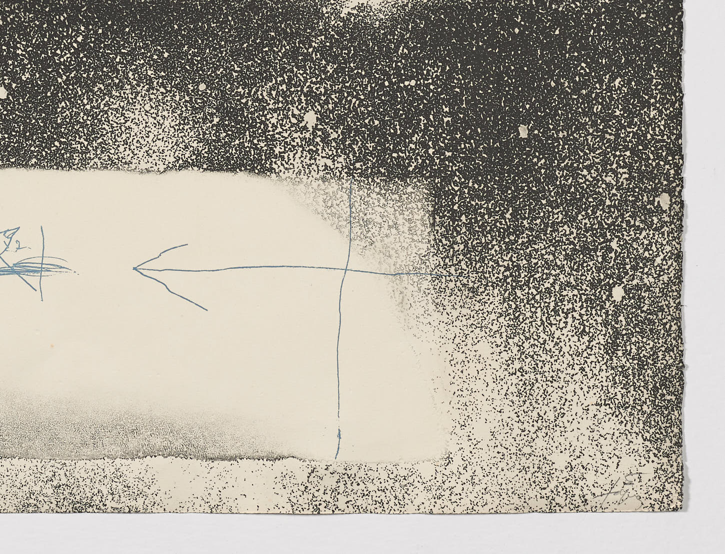 Chiffres et flêches, 1976, Antoni Tàpies