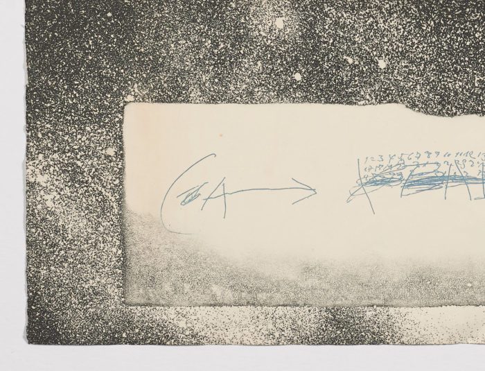 Chiffres et flêches, 1976, Antoni Tàpies