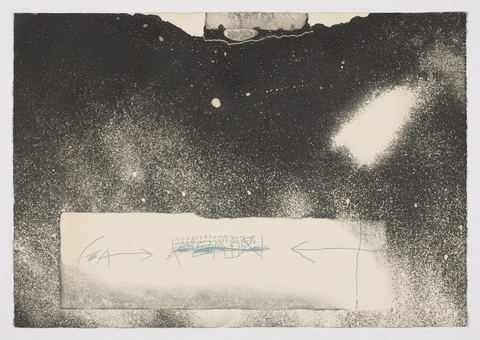 Chiffres et flêches, 1976, Antoni Tàpies