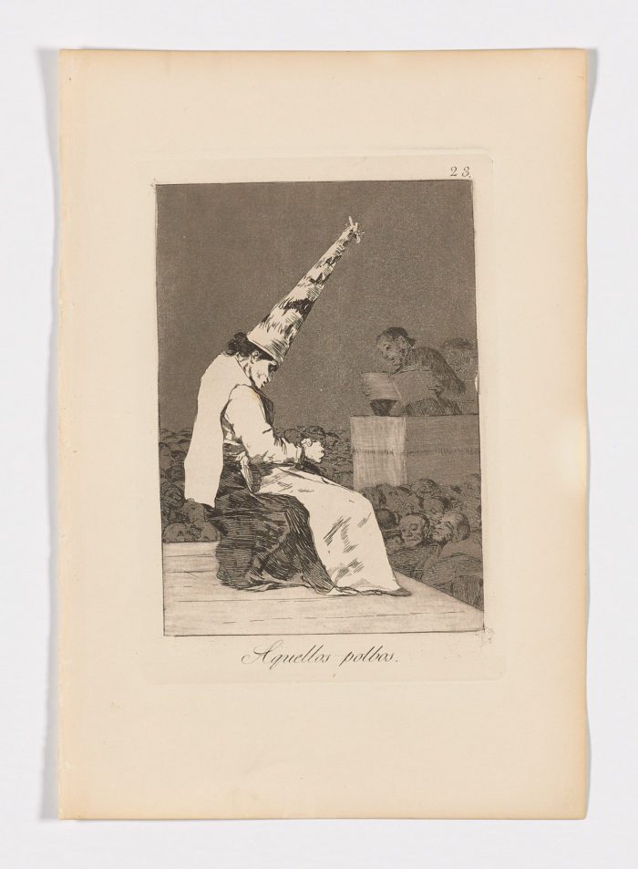 Aquellos polbos, Francisco de Goya