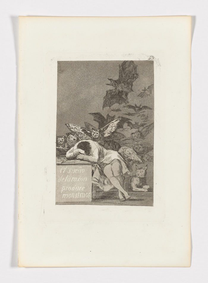 El sueño de la razon produce monstruos, Francisco de Goya