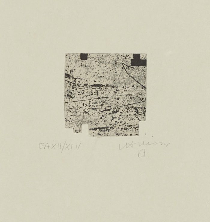 Estampa II (Clara Janés: La indetenible quietud), 1998, Eduardo Chillida