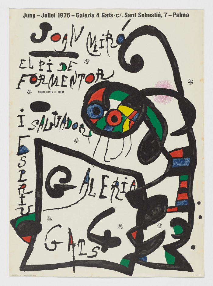 Galería 4 Gats, 1976, Joan Miró