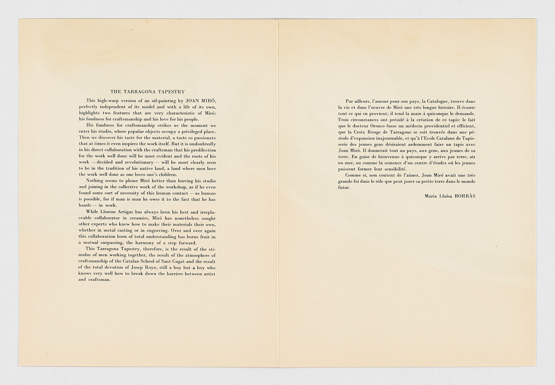 Tapís de Tarragona, 1972, Joan Miró
