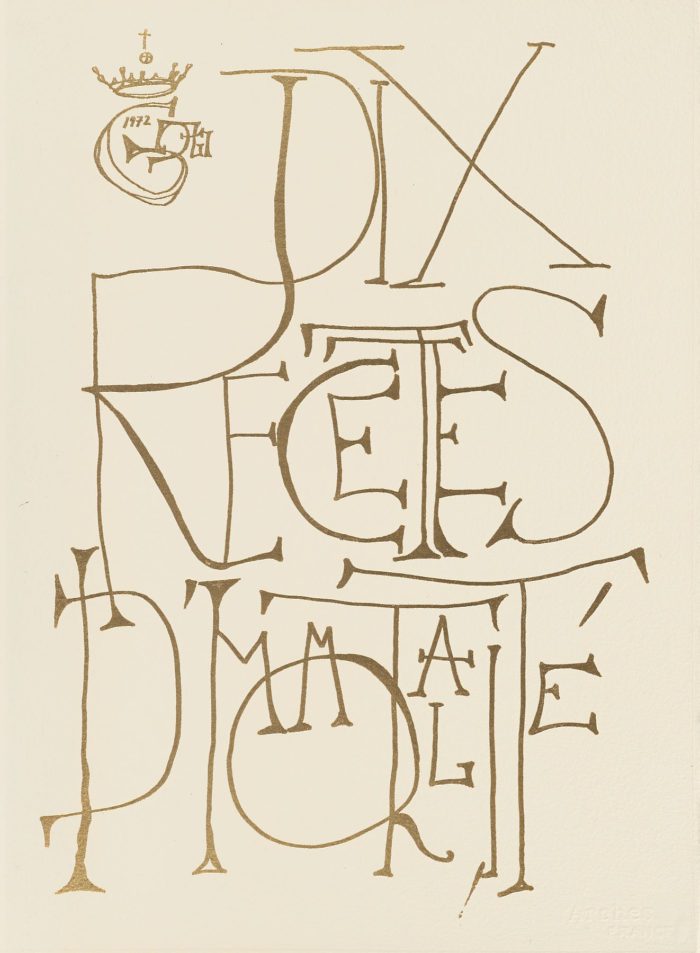 Dix Recettes d’Immortalite, 1973, Salvador Dalí