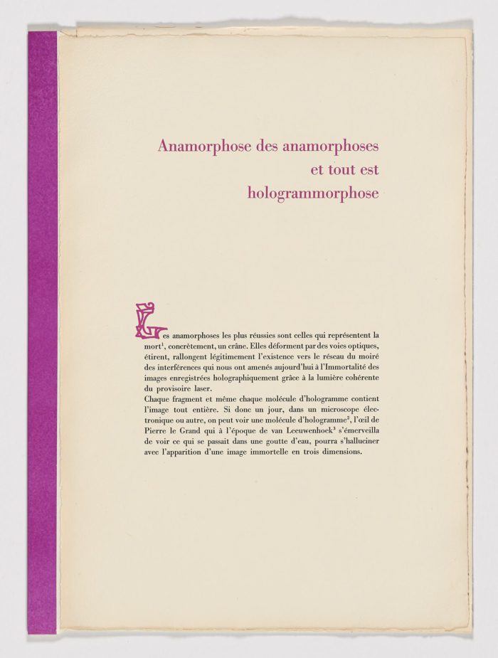 Dix Recettes d’Immortalite, 1973, Salvador Dalí