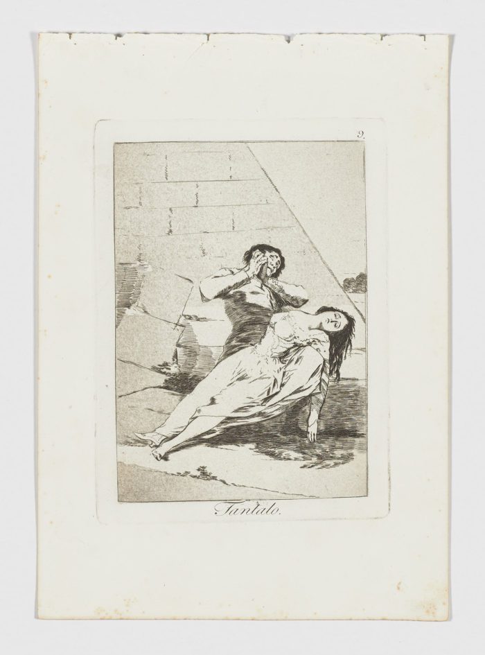 Tantalo, Francisco de Goya