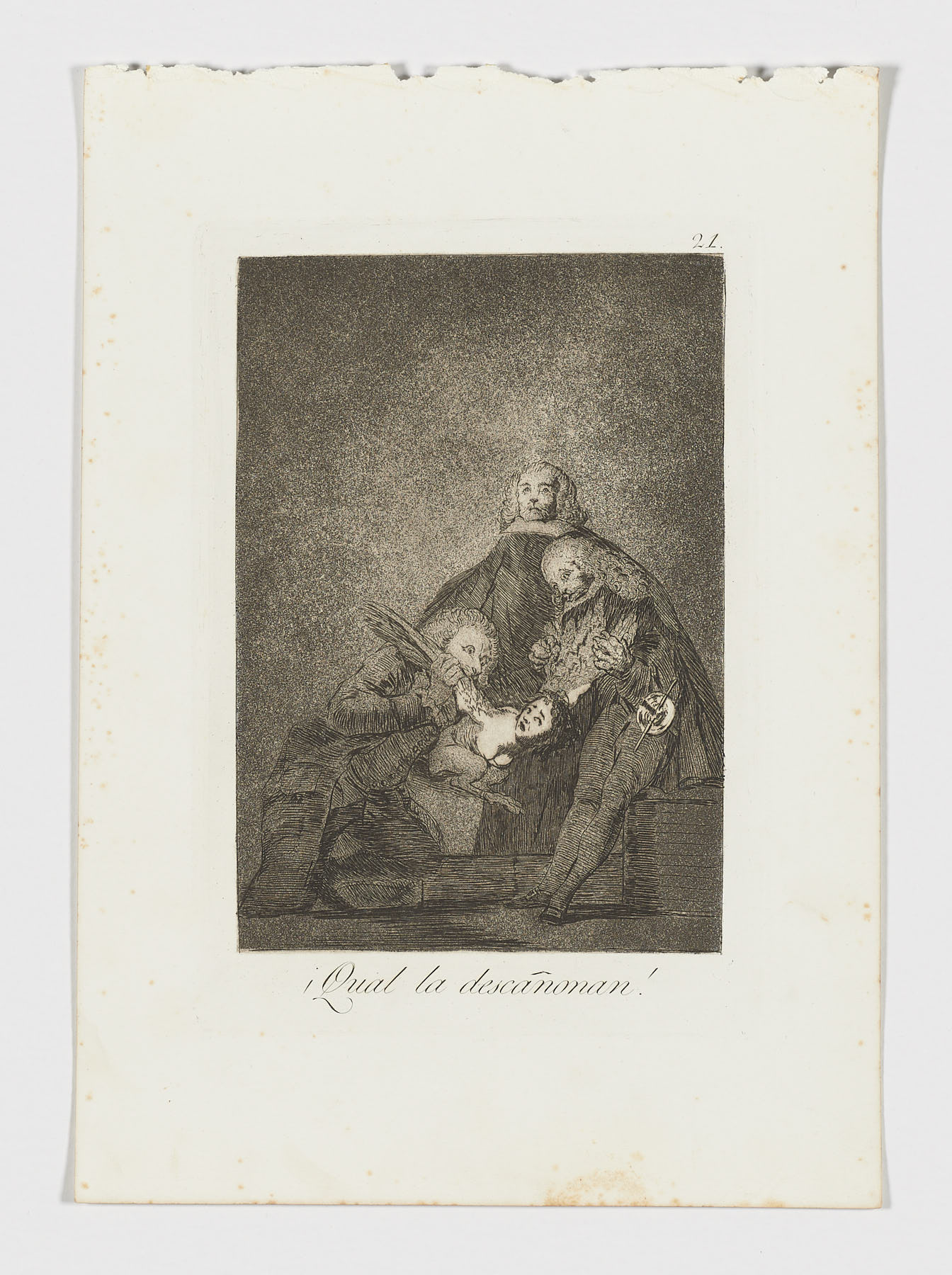 ¡Cual la descañonan!, Francisco de Goya