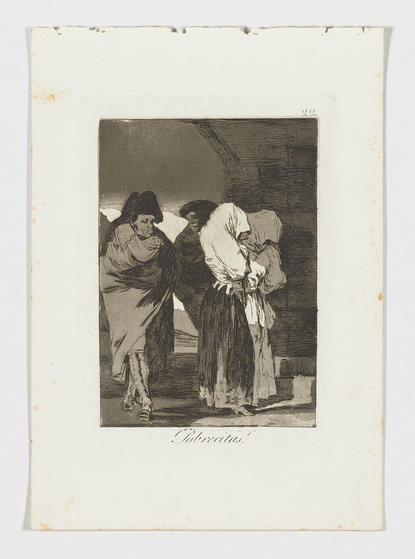 Pobrecitas!, Francisco de Goya