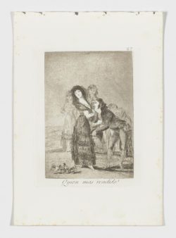 Quien mas rendido?, Francisco de Goya
