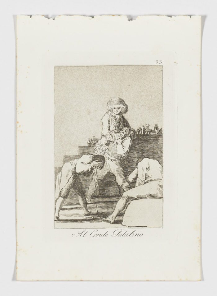 Al Conde Palatino, Francisco de Goya