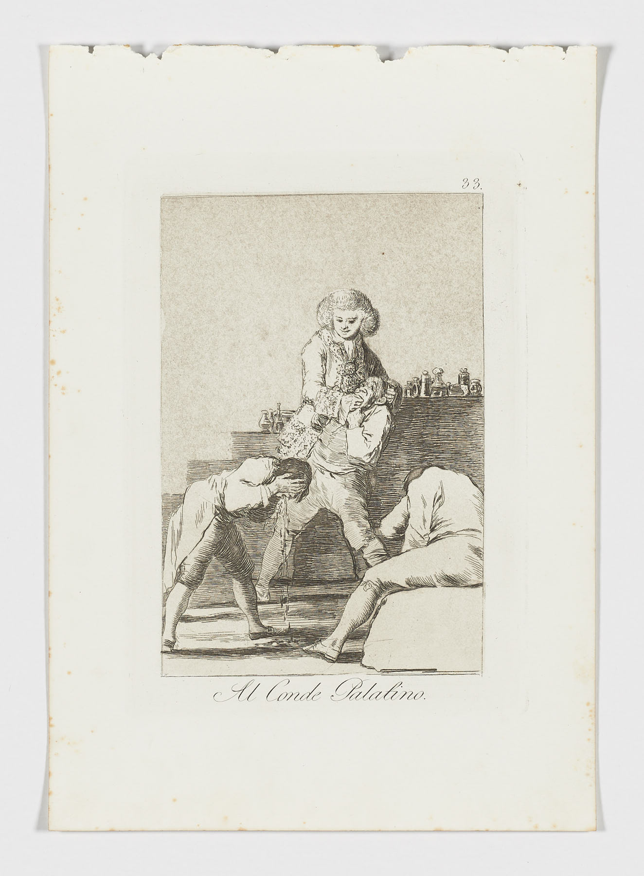 Al Conde Palatino, Francisco de Goya