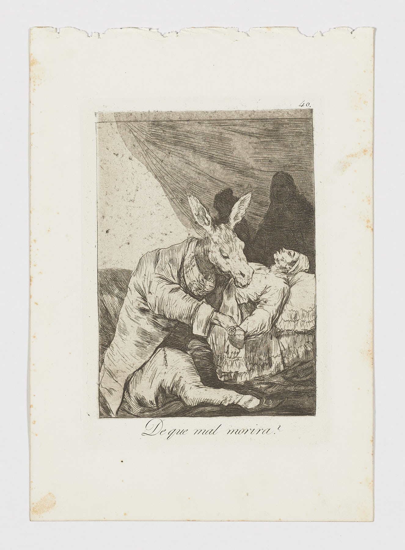 De que mal morira?, Francisco de Goya