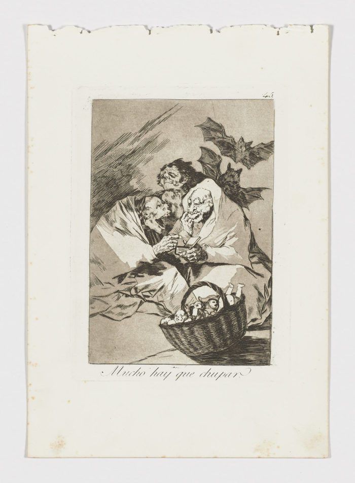 Mucho hay que chupar, Francisco de Goya