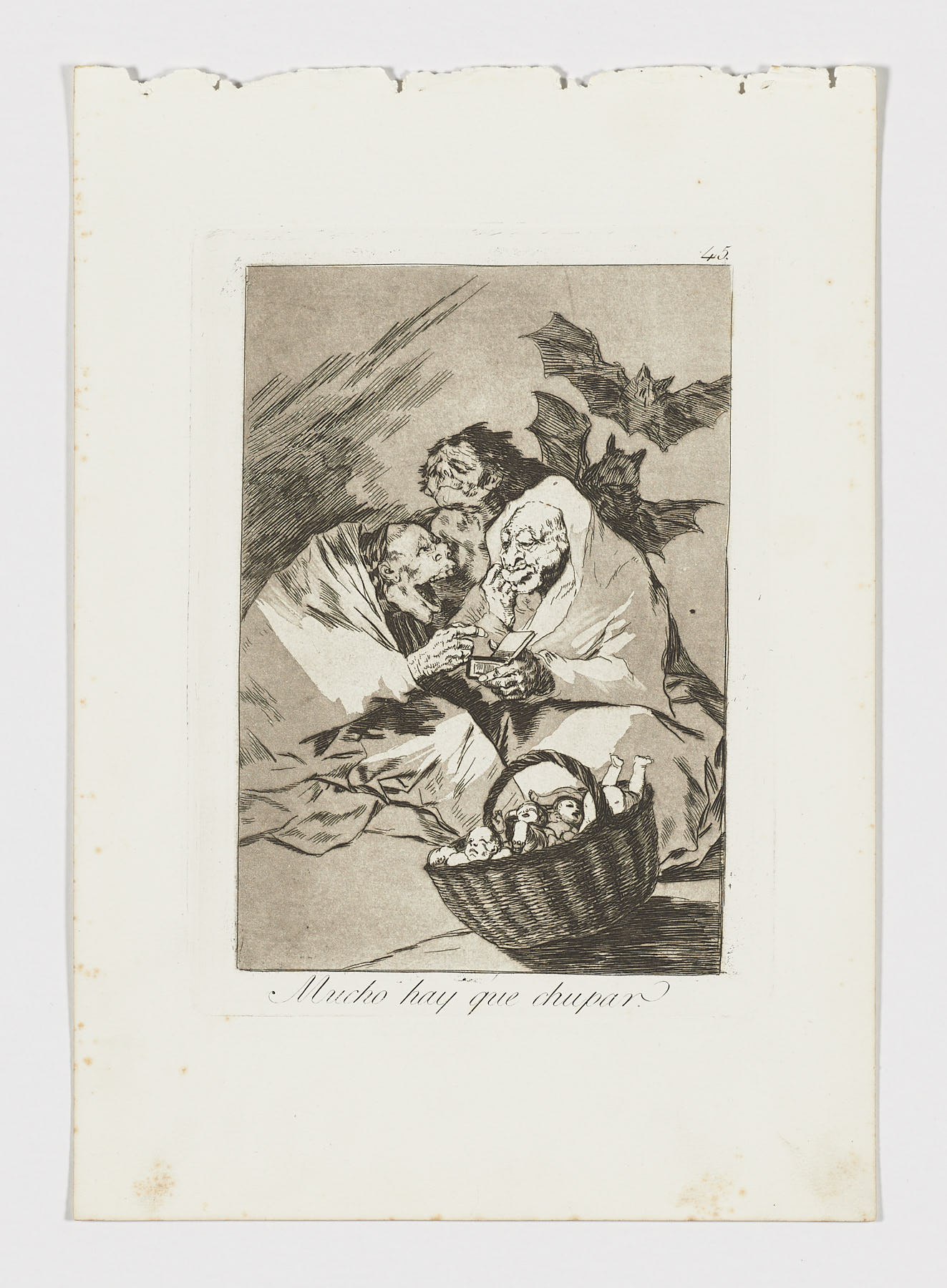 Mucho hay que chupar, Francisco de Goya