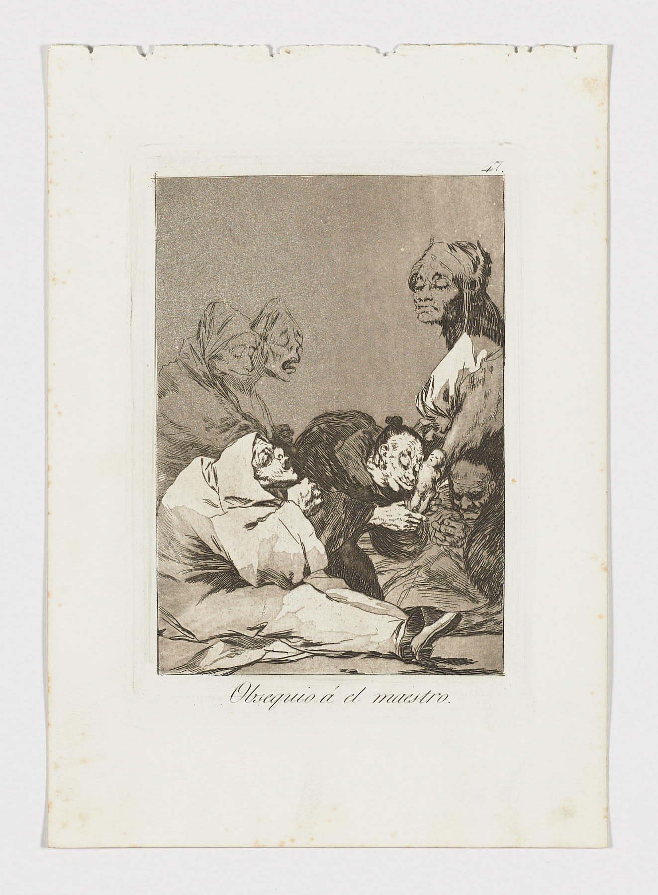 Obsequio á el maestro, Francisco de Goya