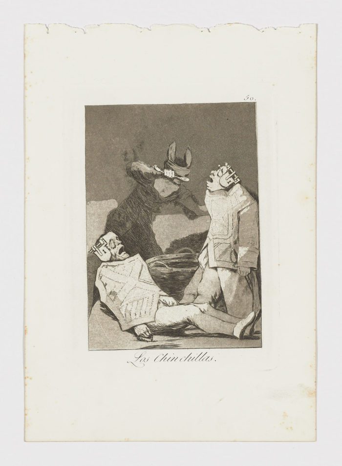 Los Chinchillas, Francisco de Goya
