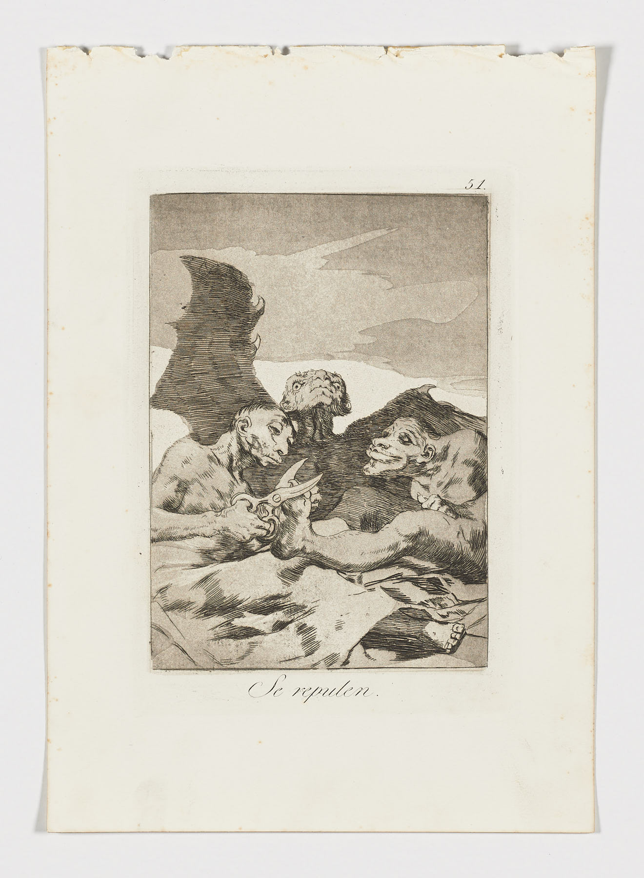 Se repulen, Francisco de Goya