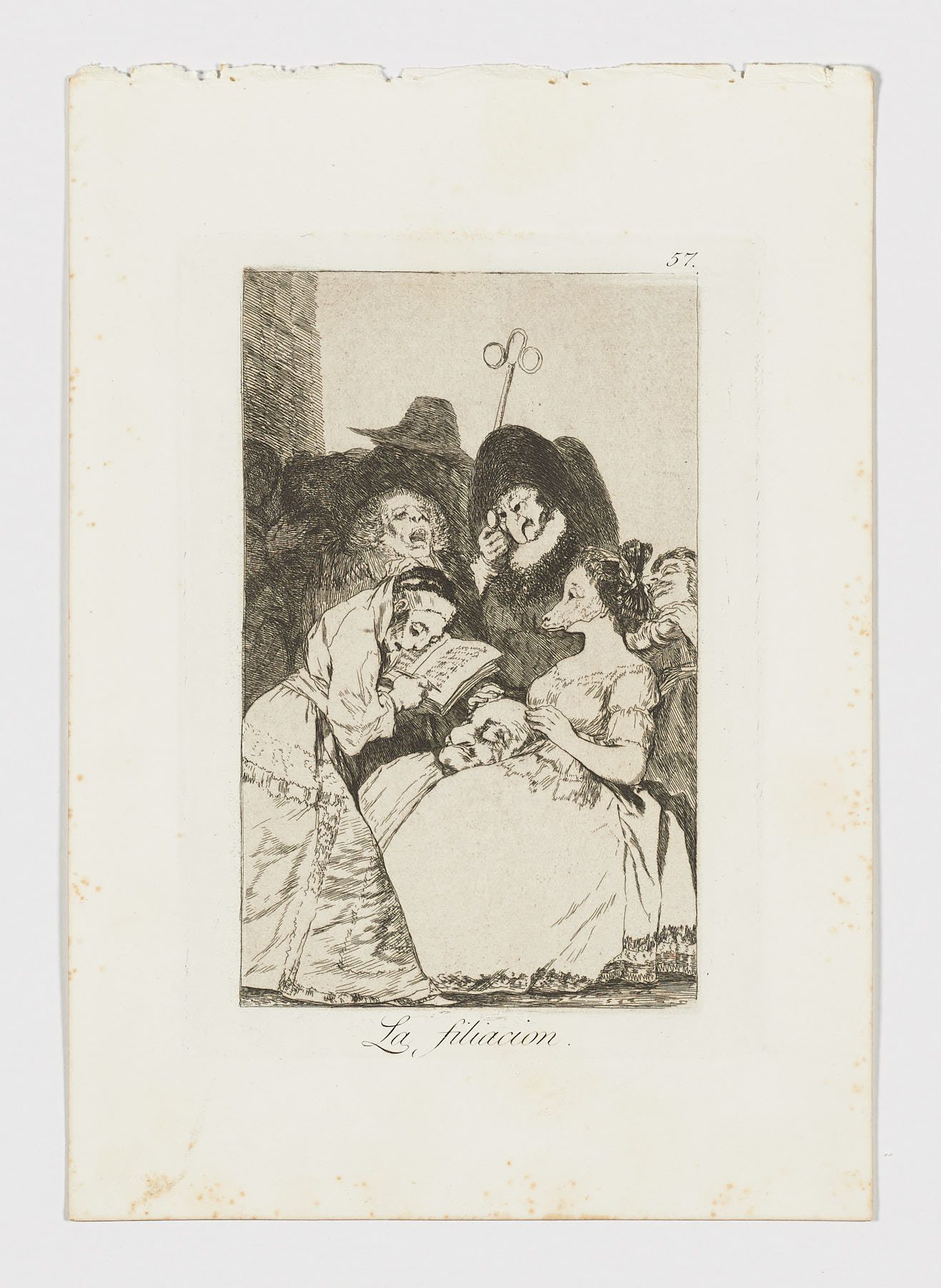 La filiacion, Francisco de Goya