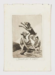 Aguarda que te unten, Francisco de Goya.
