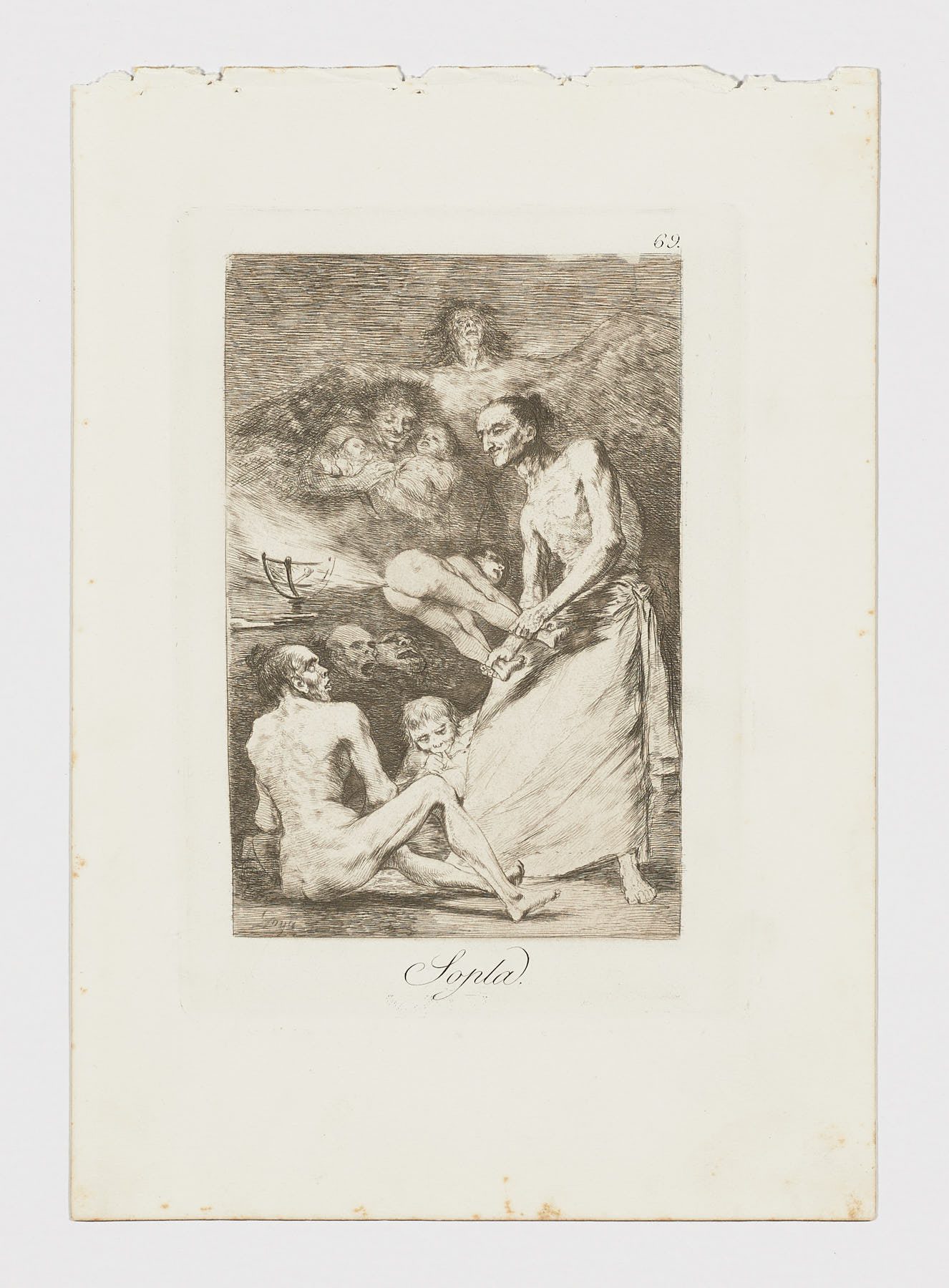 Sopla, Francisco de Goya