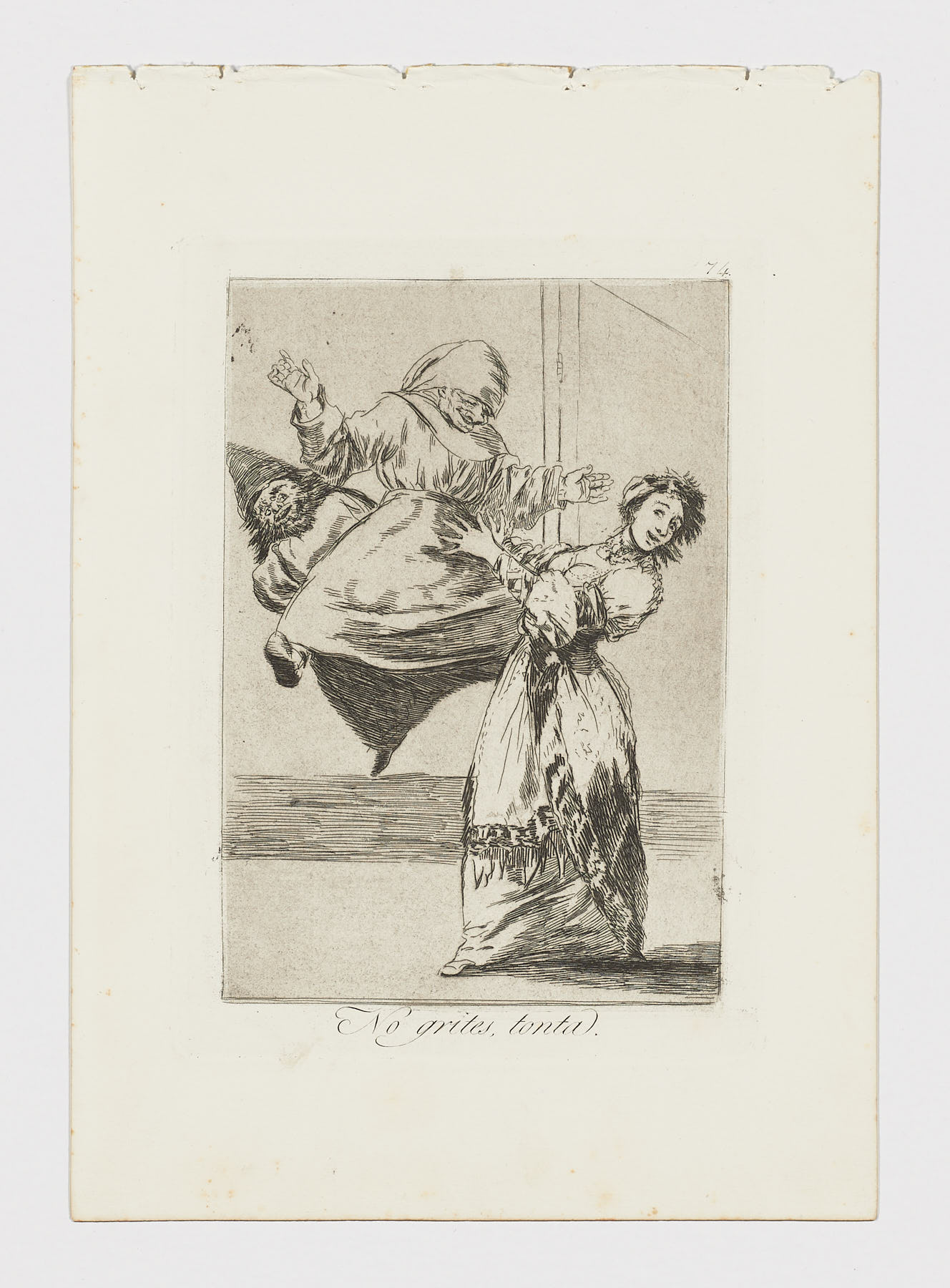 No grites, tonta, Franciso de Goya.