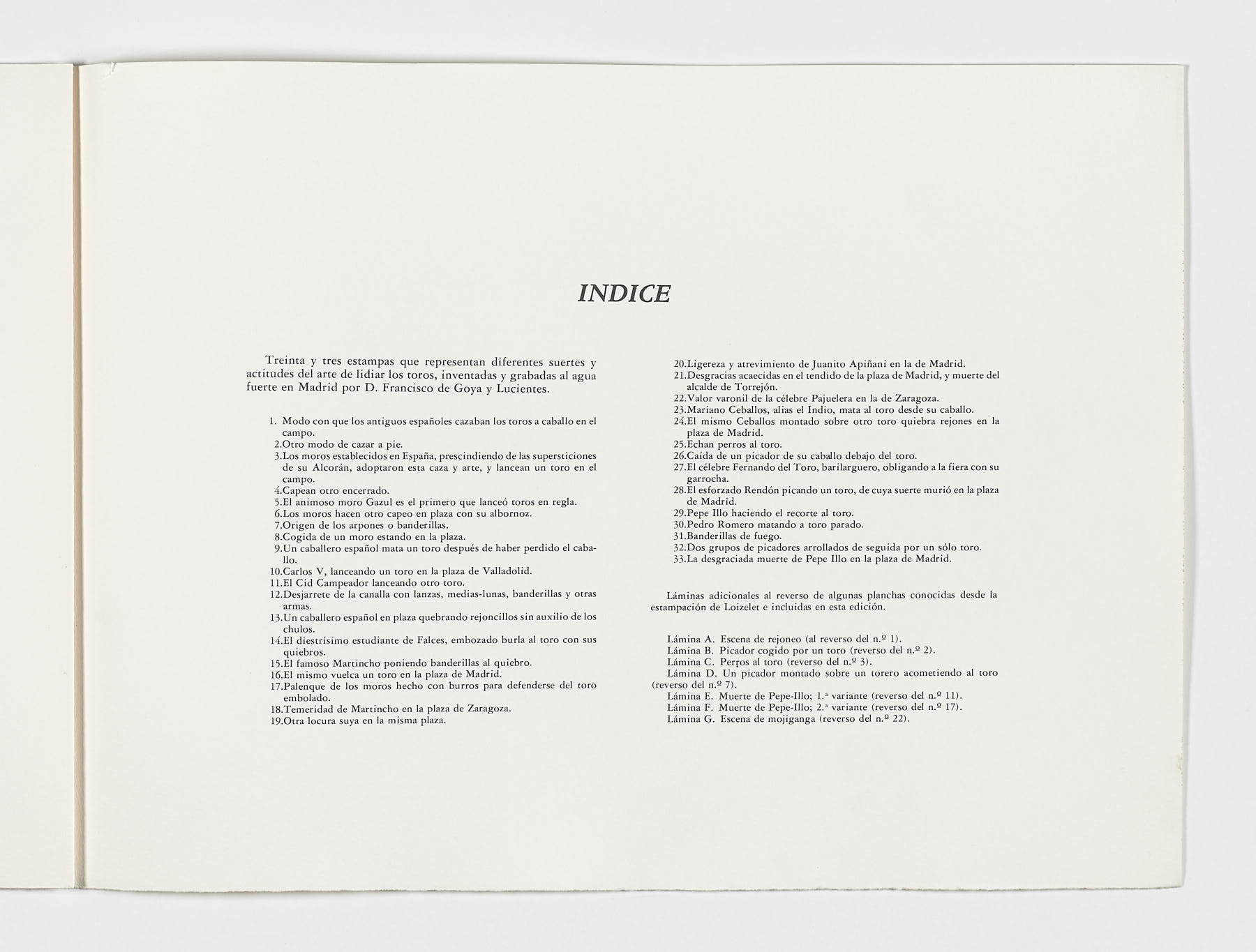 La tauromaquia, Francisco de Goya