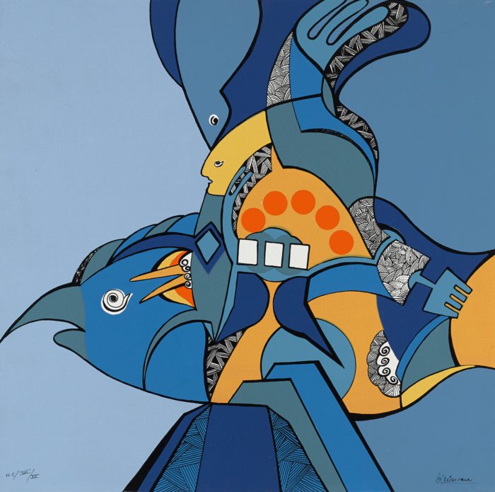 Vuelo y danza azul, Luis Arias Vera