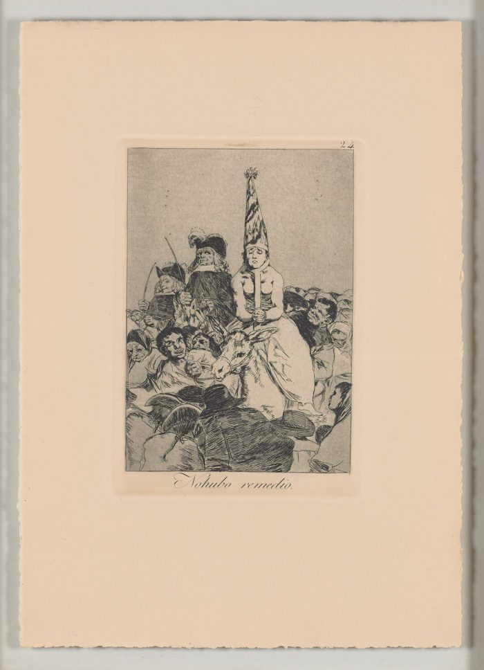 No hubo remedio, Francisco de Goya