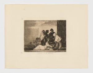 Gracias á la almorta, Francisco de Goya