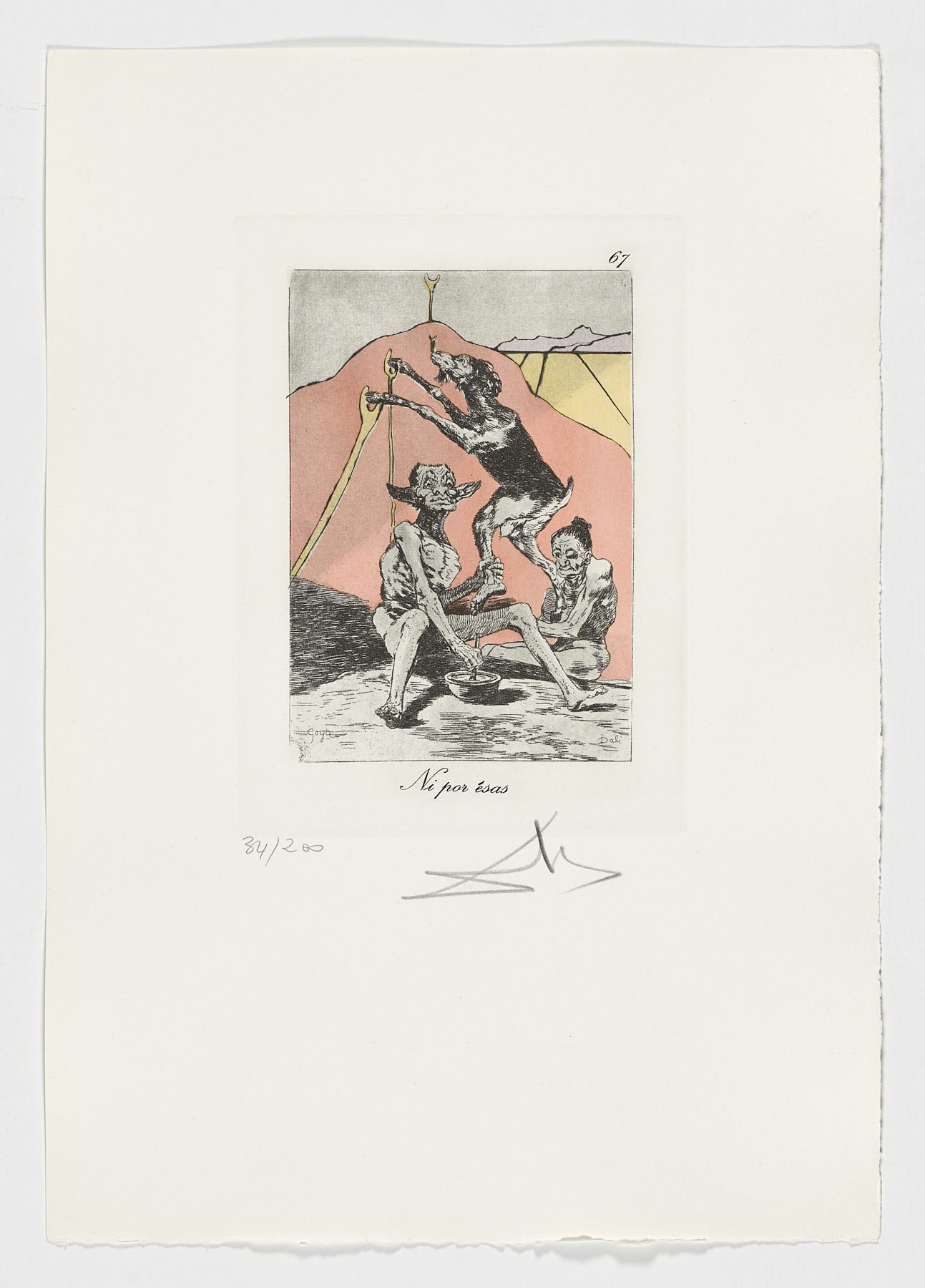 Ni por ésas, 1973-1977, Salvador Dalí