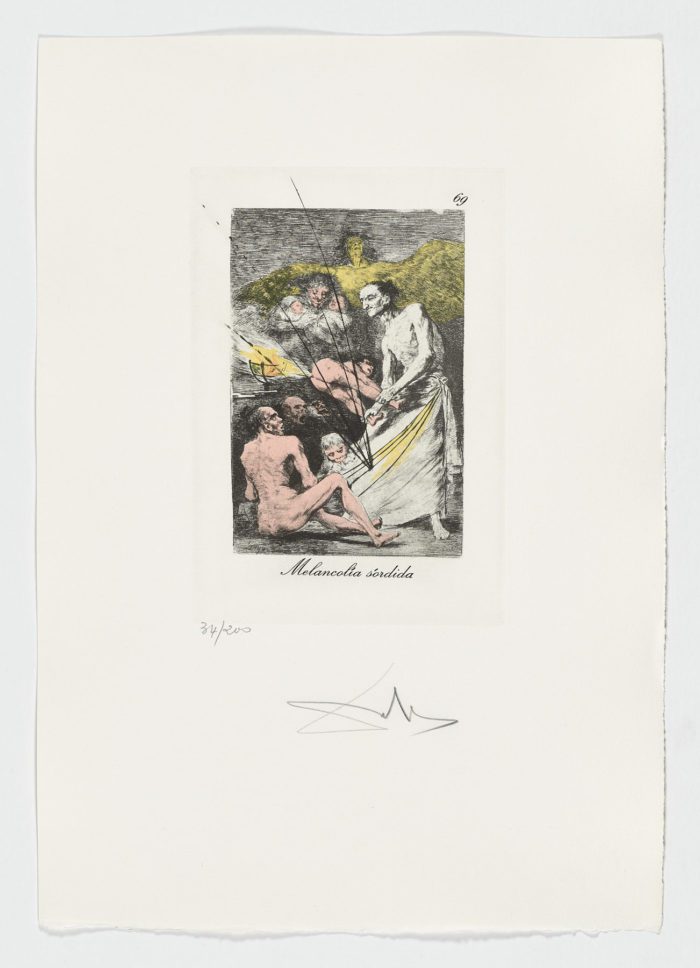 Melancolía sórdida, 1973-1977, Salvador Dalí