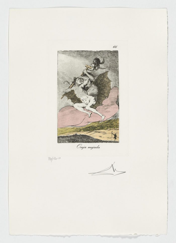 Oreja mojada, 1973-1977, Salvador Dalí