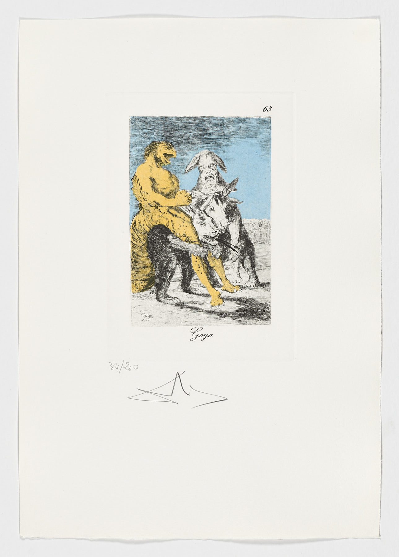 Goya, 1973-1977, Salvador Dalí
