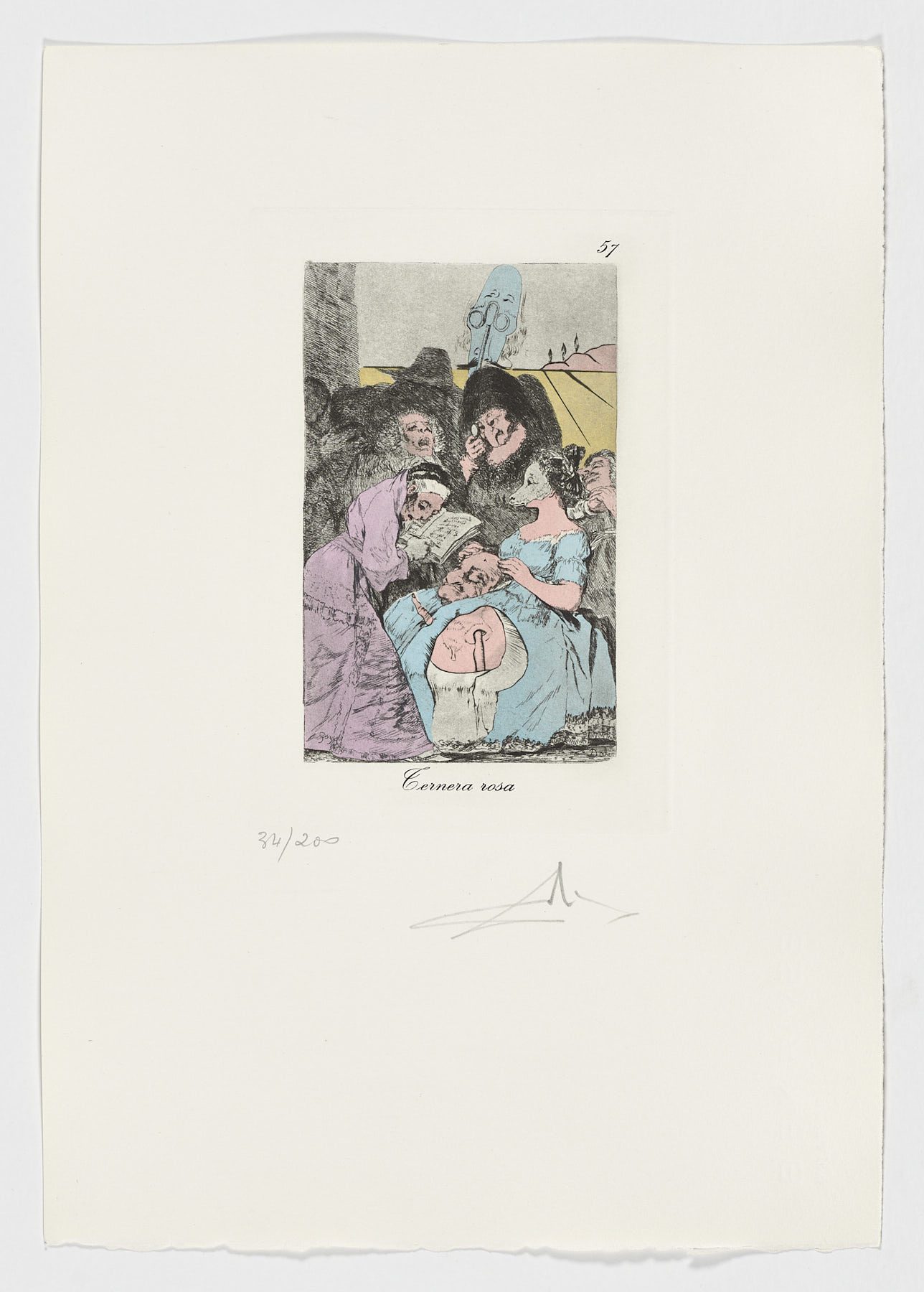 Ternera rosa, 1973-1977, Salvador Dalí