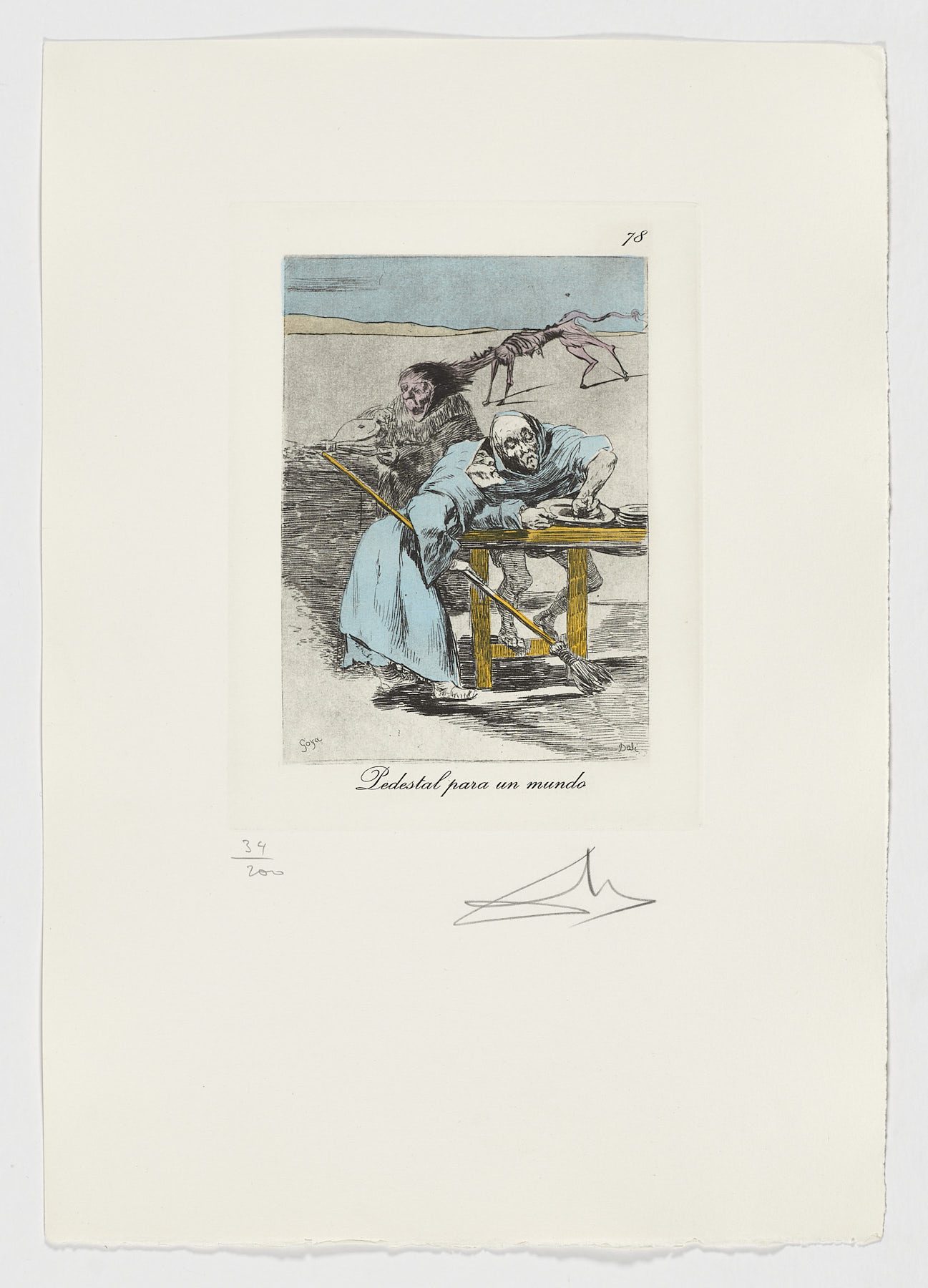 Pedestal para un mundo, 1973-1977, Salvador Dalí